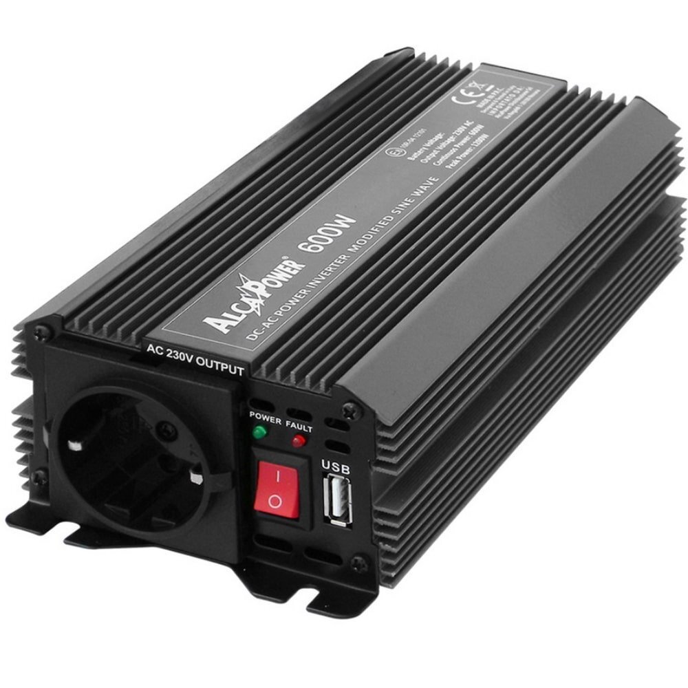 IRS600-12 - Alcapower - Inverter Onda Sinusoidale Pura 600 W uscita 220 VAC ingr