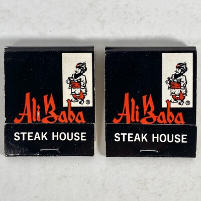 Ali Baba Steak House Vintage Waterloo Ontario Restaurant Matches Matchbooks Lot