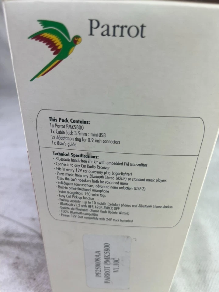 Parrot PF250009AA Pluggable Bluetooth Hands-free Car Kit - Image 3 of 3