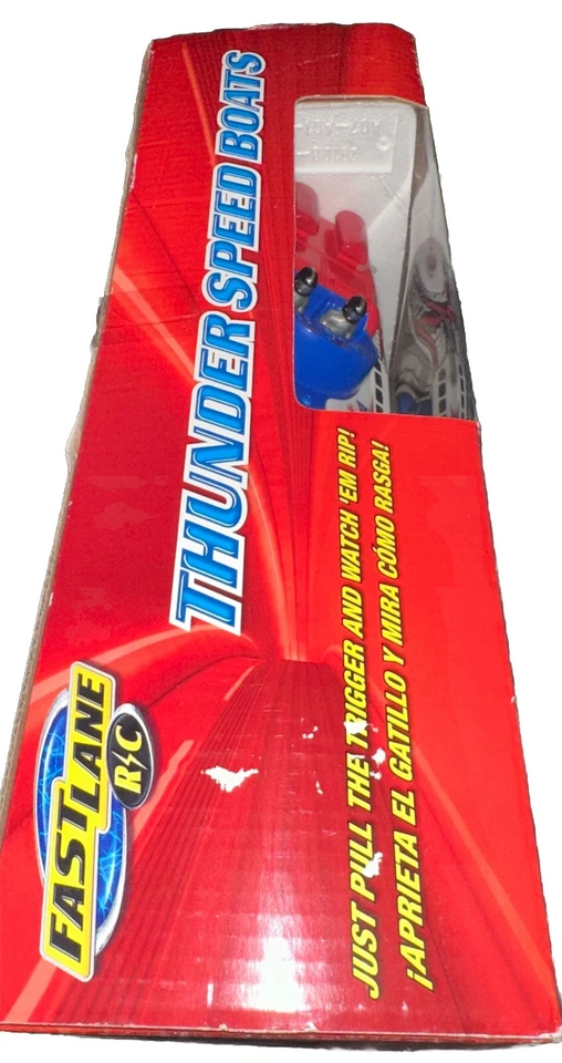 NIB Fast Lane Thunder Speed Boats RC Boats Toys R Us 2008 - Image 3 of 4