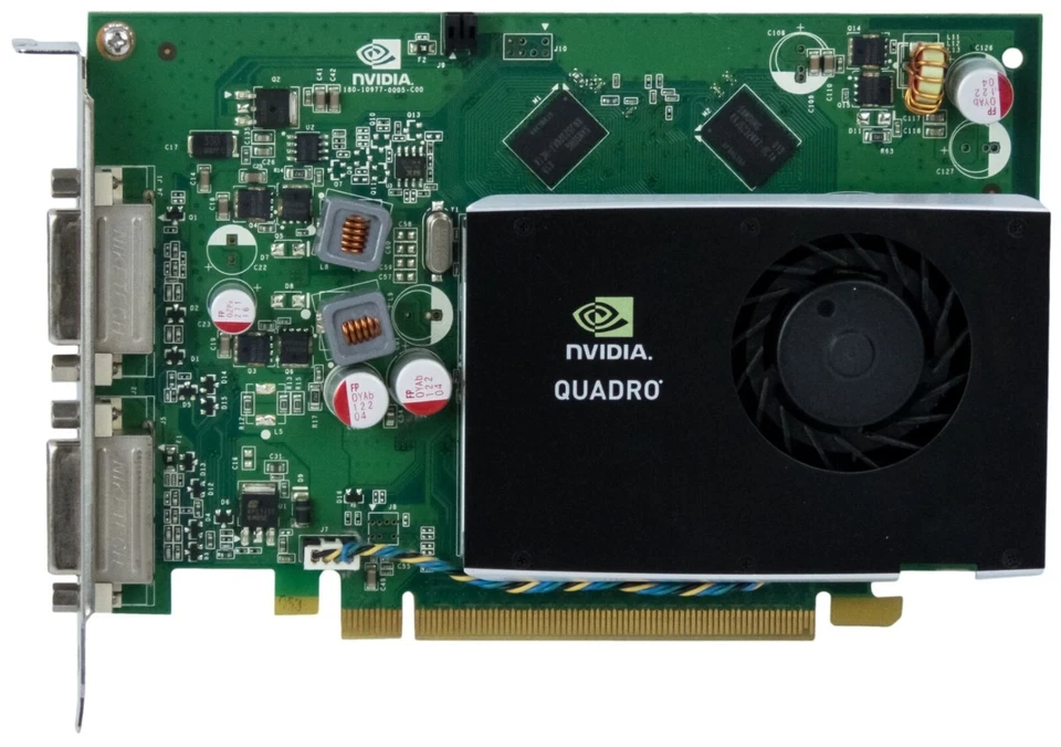 Graphic Card Nvidia QUADRO FX 380 256MB GDDR3 128-BIT 2x Dvi-I Pcie x16 2.0 - Image 2 of 2
