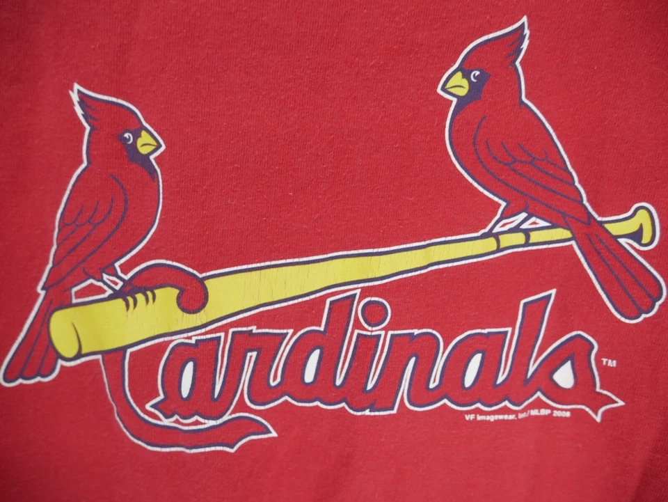 Camiseta Majestic St. Louis Cardinals MLB para hombre talla grande roja MLB béisbol 2008 Foto 2 de 4