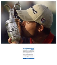 PADRAIG HARRINGTON SIGNED AUTOGRAPH THE BRITISH OPEN 11x14 w/PROOF & ACOA COA