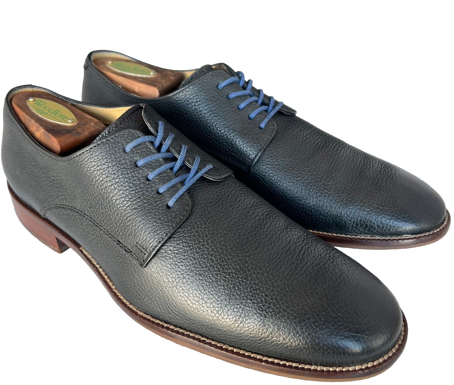 SAOLA Cole Haan C12661 Williams Casual punta di ciottoli blu navy Oxfords USA 8 M