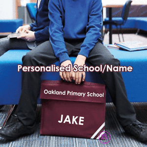 PERSONALISED SCHOOL BOOK BAG KIDS ANY NAME BACK TO SCHOOL BOYS GIRLS