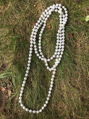Natural Multi-colored Amazonite Hand-Knotted Long Necklace 60/" FREE SHIPPING
