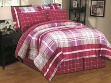 Tommy 8-PC Twin-Full-Queen-King Bed Comforter Set w/ Sheets & Pillowcases