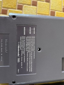 jeu nintendo NES "bionic commando" FRA 1985 boite notice et cale