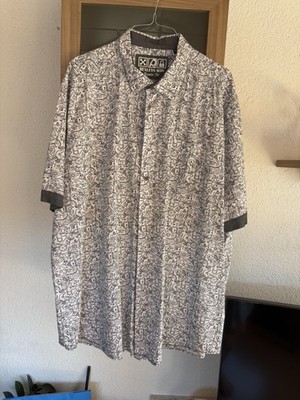 Weiß/ grau gemustertes Hemd von Bexleys Gr. 3XL
