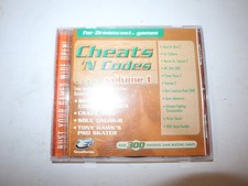 Cheats-N-Codes Vol 1 Sega Dreamcast. CIB. Complete
