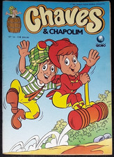 REVISTA EL CHAVO DEL OCHO & CHAPOLIN #14 CÓMIC CHESPIRITO 1991 BRASIL MEGA RARO