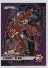 2024-25 Panini Prizm Legends Purple Prizm 74/99 Dominique Wilkins #282 HOF 0q3