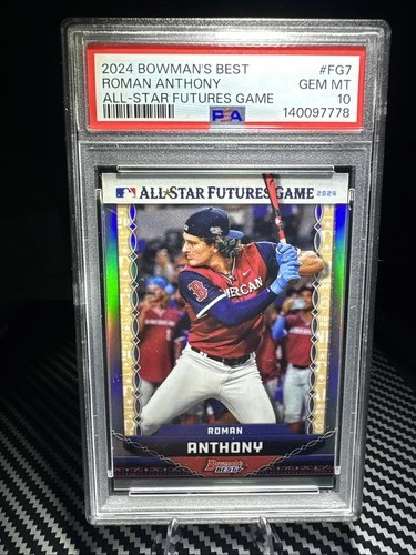 2024 Bowman’s Best Roman Anthony All-Star Futures Game Refractor PSA 10 Red Sox