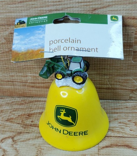 John Deere Collection Porcelain Bell 3" Ornament