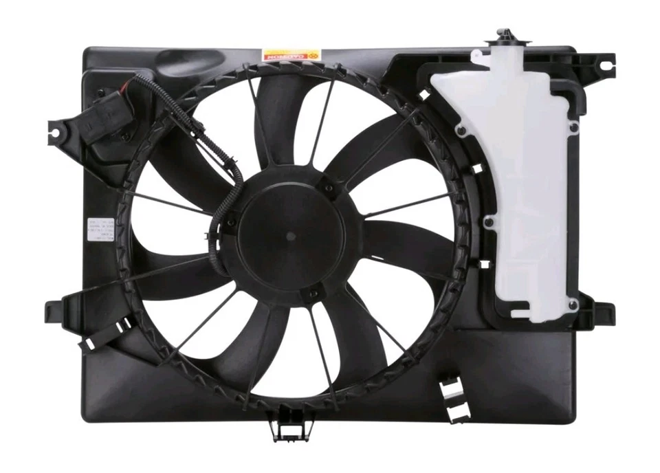 Conjunto de ventilador condensador y radiador doble TYC 622600 para Kia Soul 12-19 Foto 2 de 4