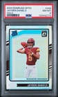 2024 PANINI DONRUSS OPTIC HOLO #248 JAYDEN DANIELS ROOKIE RC PSA 8