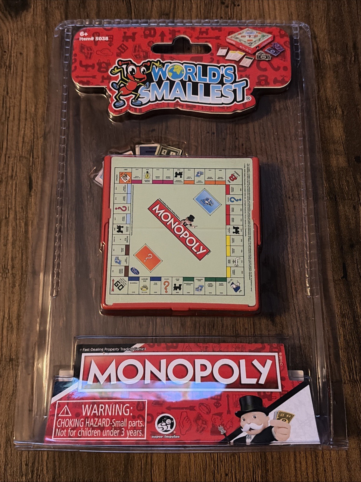 World's Smallest Monopoly Board Game - Miniature Edition 810010991225 ...