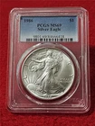 1986 American Silver Eagle $1 Dollar ASE PCGS MS 69                       #T1356