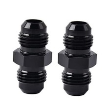 6AN Male to Male Flare Coupler Union Straight Fuel Hose Adapter 6AN to 6AN