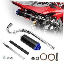 28mm Exhaust Muffler Silencer Pipe Assembly for XR50 CRF50 70cc Black Blue