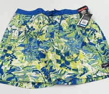 Speedo Men's Regular Fit Hybrid Square Leg Shorts Swimwear, Harlequin Green, XL