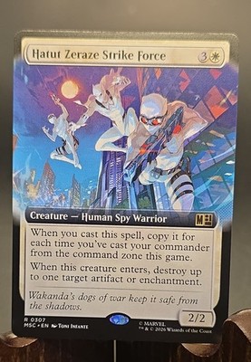 Hatut Zeraze Strike Force (Extended Art) Commander: Marvel Super Heroes Reg. NM
