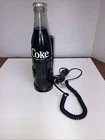 Vintage Coca-Cola Coke Bottle Shaped Corded Phone Telephone, Wall Mount untested
