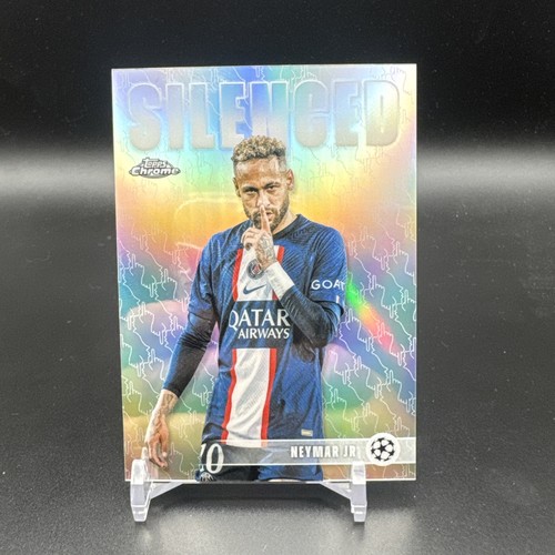 2025-26 Topps Chrome UEFA Neymar Silenced #SHH-1 Brazil PSG SP