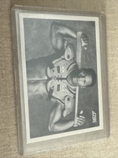 BO JACKSON 1990 SCORE BLACK & WHITE Baseball Card  #697 Football Pads & Bat Pose