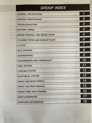 Suzuki 2002 RM 125 RM-125 RM125 Owner's Service Manual 99011-36F52-03A - Bild 2 von 3