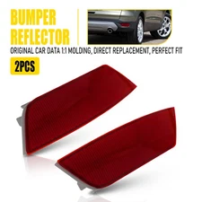 L&R Side Rear Bumper Reflector Marker Light Case Fit 2013-2019 Ford Escape S SE