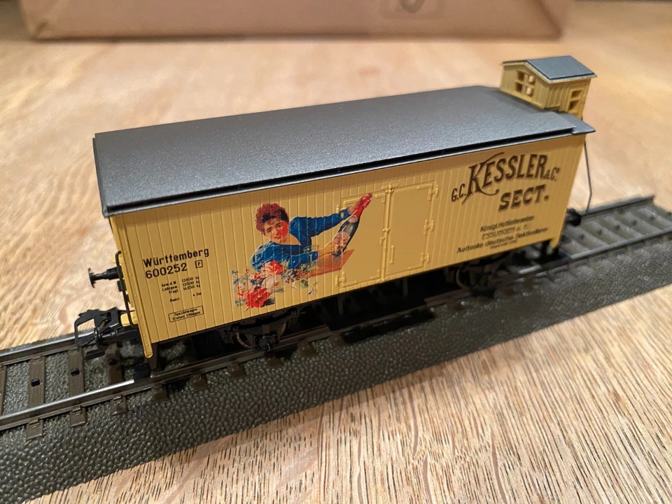 Märklin H0 84891 Bierwagen mit Bremserhaus SoMo "Kessler Sect" *OVP* - Bild 4 von 4