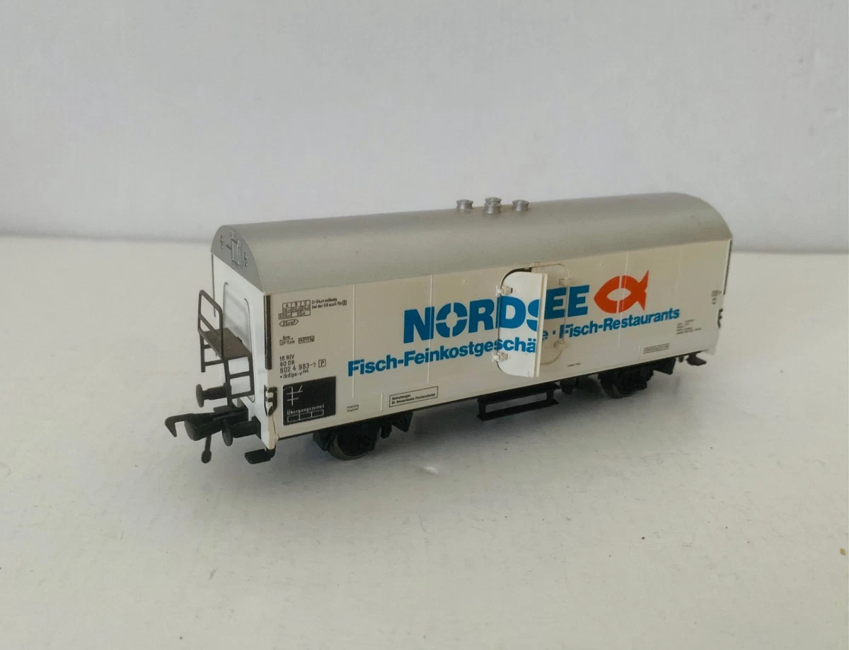 Lot De 4 Wagons HO Fleischmann/Roco - Porteurs De Grumes Et Tombereau - Occasion