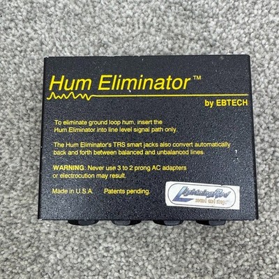 Ebtech Hum Eliminator Dual Channel Made In The USA
