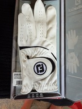 FootJoy WeatherSof Men's Golf Gloves - White Just One Men s Cadet Medium