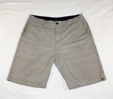 Quicksilver Men s Amphibian Tailored Hybrid Hi-Rise Flat Front Board Shorts, 38