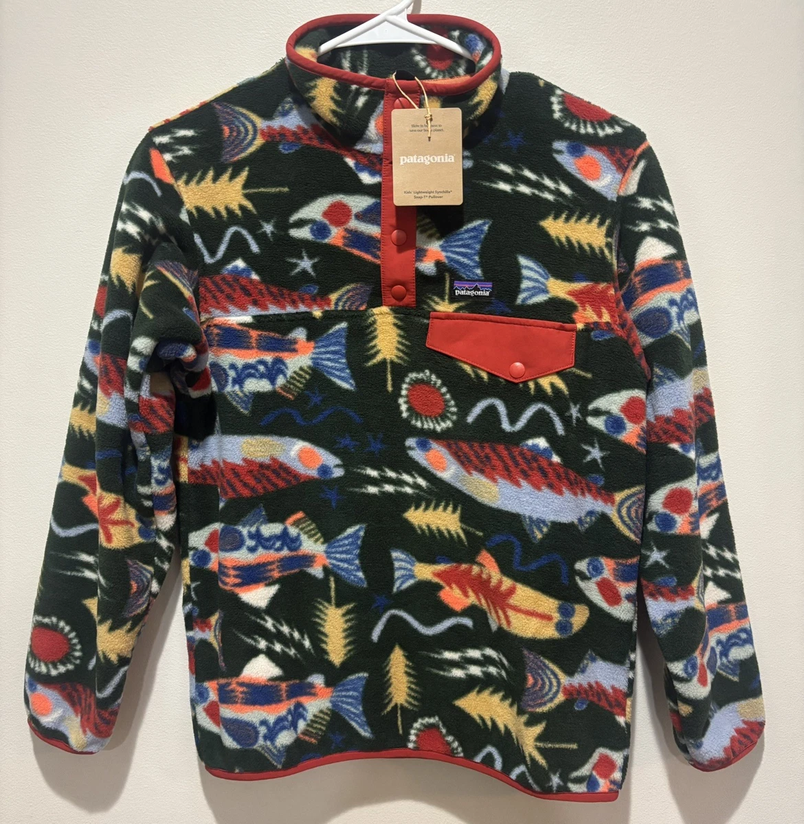 Patagonia Kids Lightweight Synchilla Snap-T Fleece Pullover in
