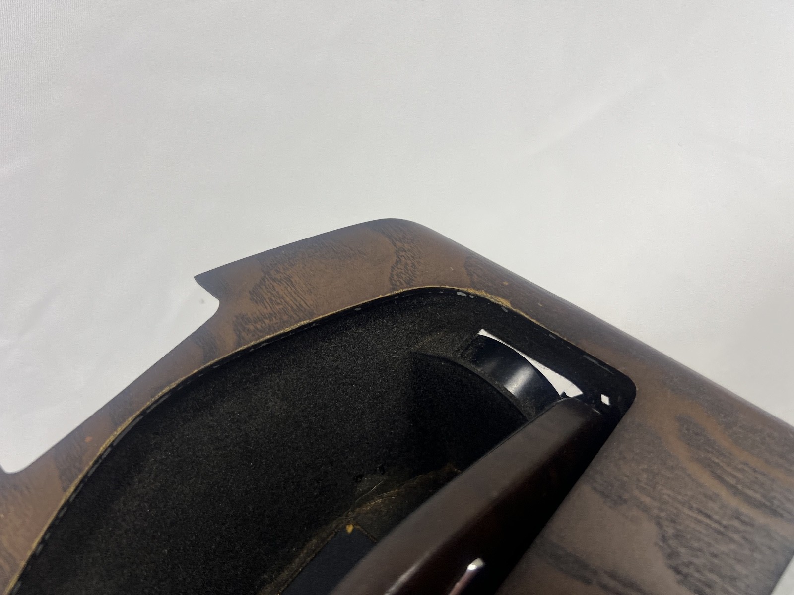 14-20 Maserati Ghibli Center Console Trim Panel Cupholder Bezel Wood 670011349