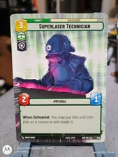 Star Wars Unlimited - Spark Of Rebellion Superlaser Technician Hyperspace #348