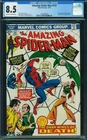 AMAZING SPIDER-MAN  #127  VF8.5 "VULTURE & HUMAN TORCH"  CGC 4701806018