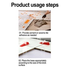 Simplify Your Tiling Process with These Efficient Leveler Clips 100 pcs