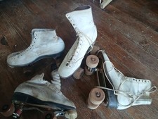 vintage roller skates price for both pair used