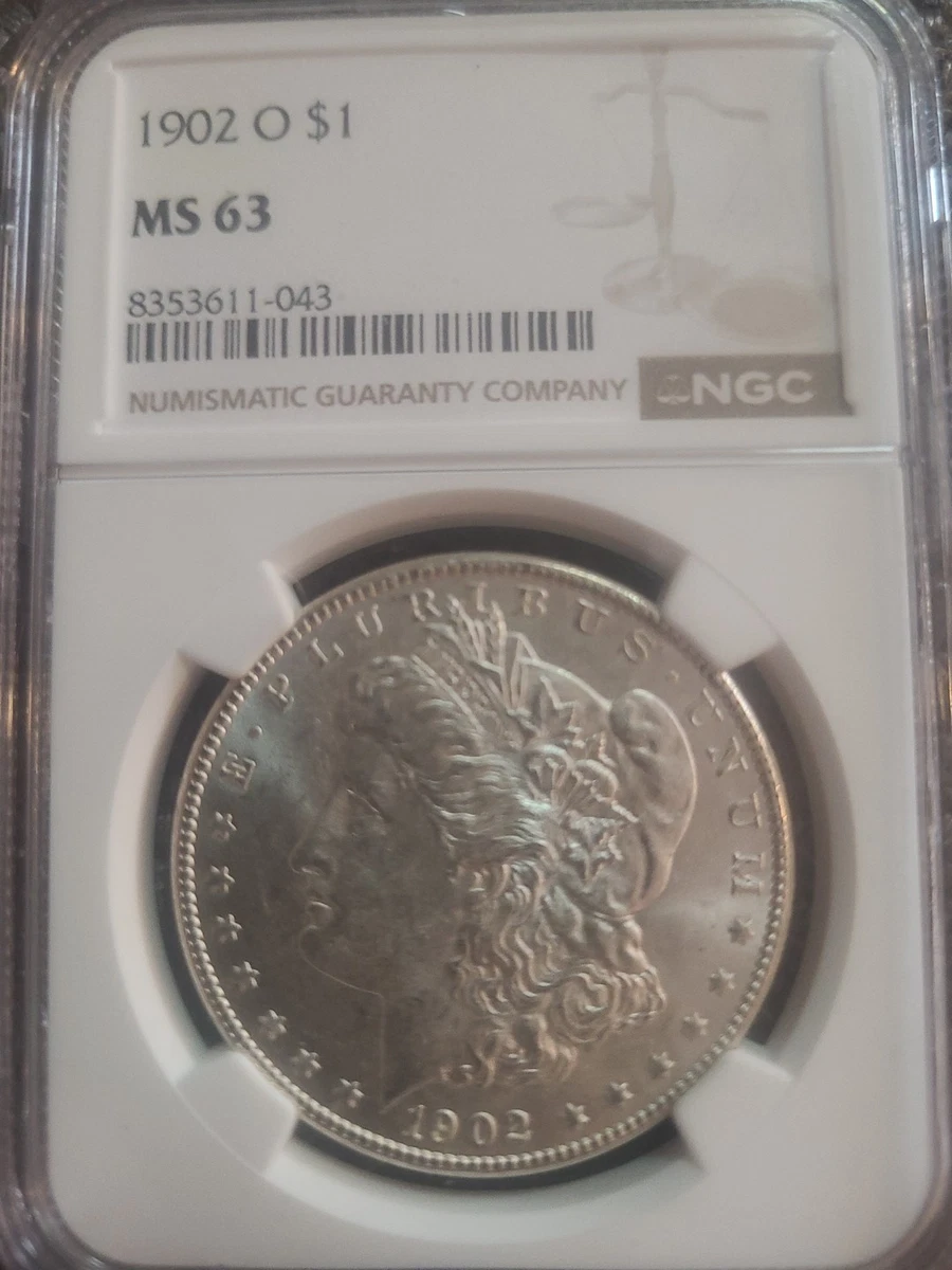MS 63 Graded 1902 Year Morgan US Dollars (1878-1921) for sale | eBay