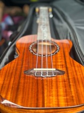 Luna Guitars Vineyard Koa Bevel Acoustic-electric Tenor Ukulele - WITH BAG