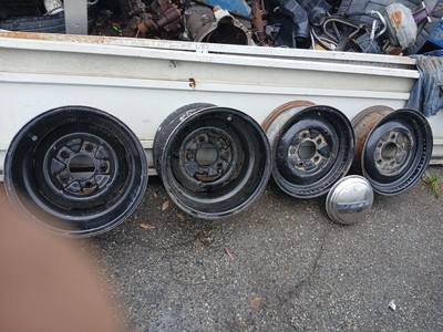 Set Of 4 FORD STEEL WHEELS rims rim wheel 5 on 5 1/2lug pattern 15 X6 ...