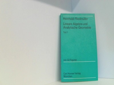 Lineare Algebra Und Analytische Geometrie Teil 1