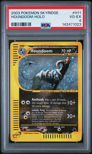 Houndoom graded PSA 4 for sale on eBay