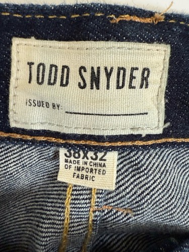Todd Snyder Jeans Mens 38 X 32 Denim Slim Fit 5 Pocket Pants (37 X 30”) - Picture 10 of 10