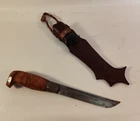 Finn Knife Puuko 1941 Christmas Helsinki 2nd WWII Hunting Knife Marttuni Rovaniemi