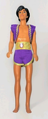 #ad 1993 DISNEY ALADDIN WATER JEWEL MAGIC DOLL MATTEL Good Condition $12.94